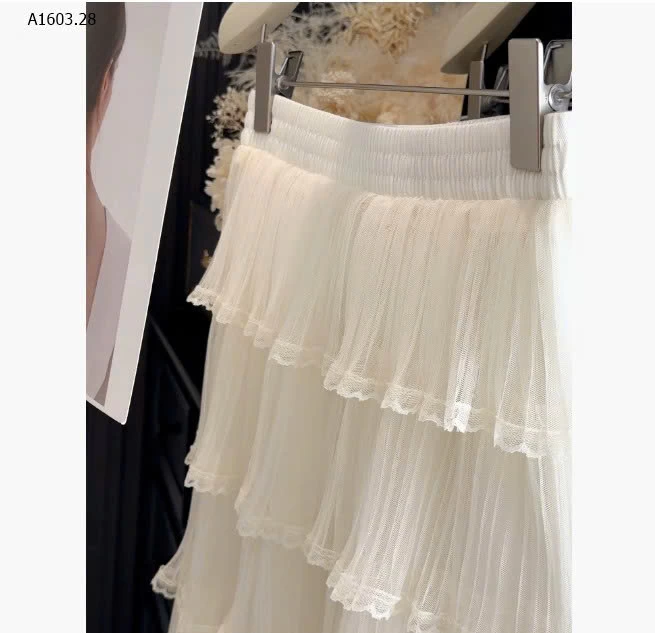 CHÂN VÁY VOAN TẦNG ANNA- sỉ 218k