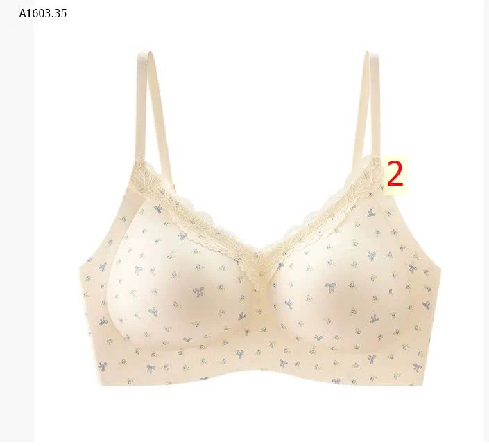 ÁO BRA NÂNG NGỰC KHÔNG ĐƯỜNG MAY HOA NHÍ - sỉ 64k