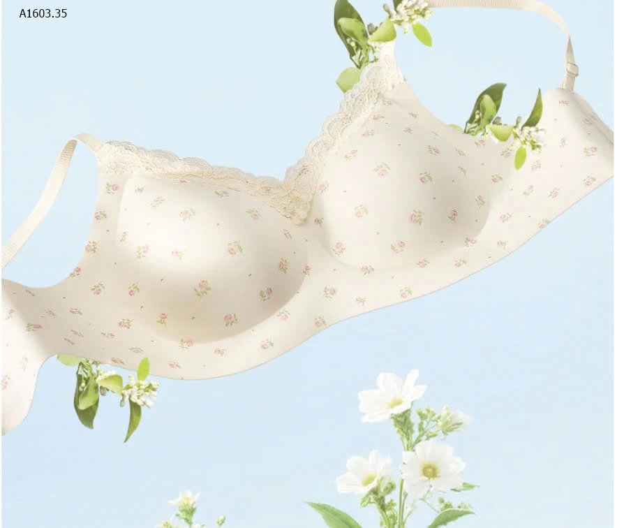 ÁO BRA NÂNG NGỰC KHÔNG ĐƯỜNG MAY HOA NHÍ - sỉ 64k