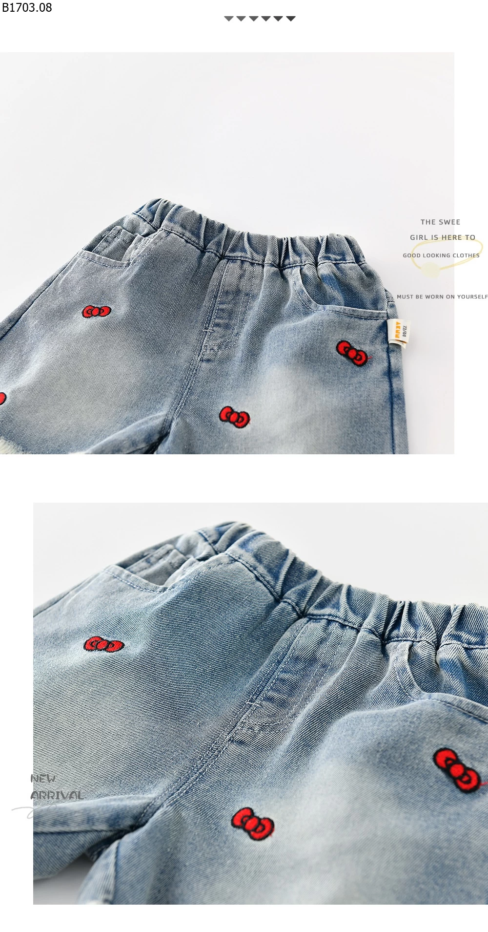 QUẦN SHORT JEAN BG sỉ 179k