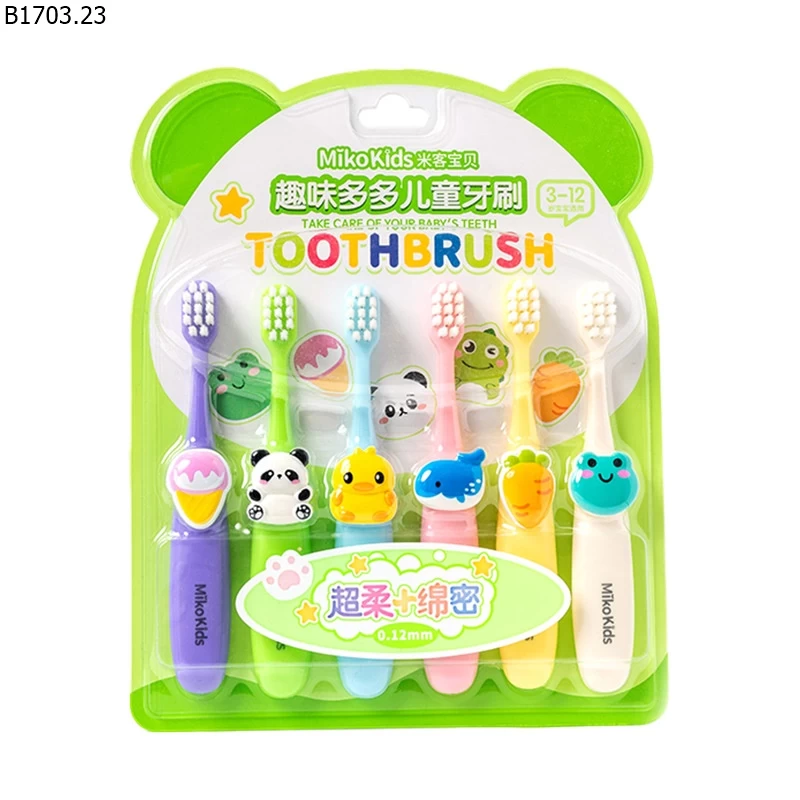 SET 6 BÀN CHẢI NGỘ NGHĨNH sỉ 52k/set