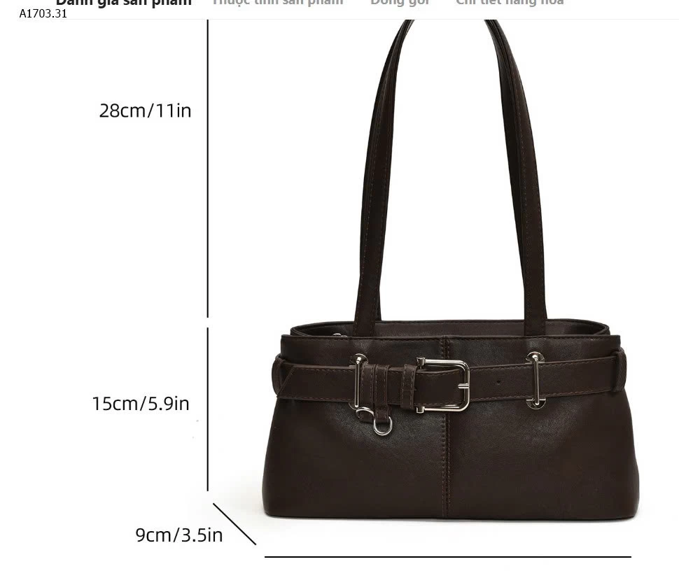 TÚI XÁCH NỮ THỜI TRANG HÀN QUỐC - sỉ 169k