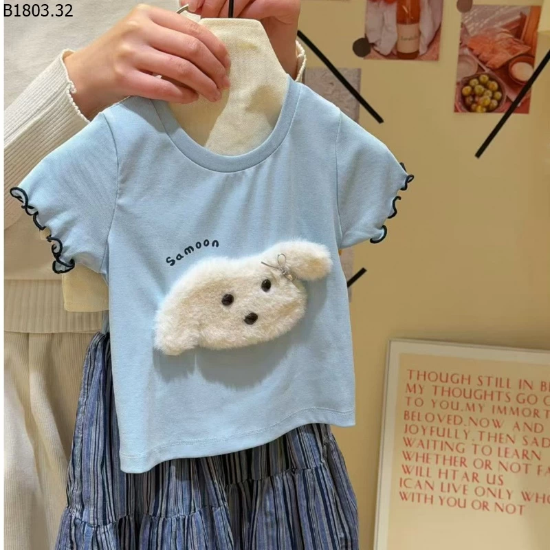 SET ÁO HÌNH CÚN MIX QUẦN CHO BG sỉ 317k