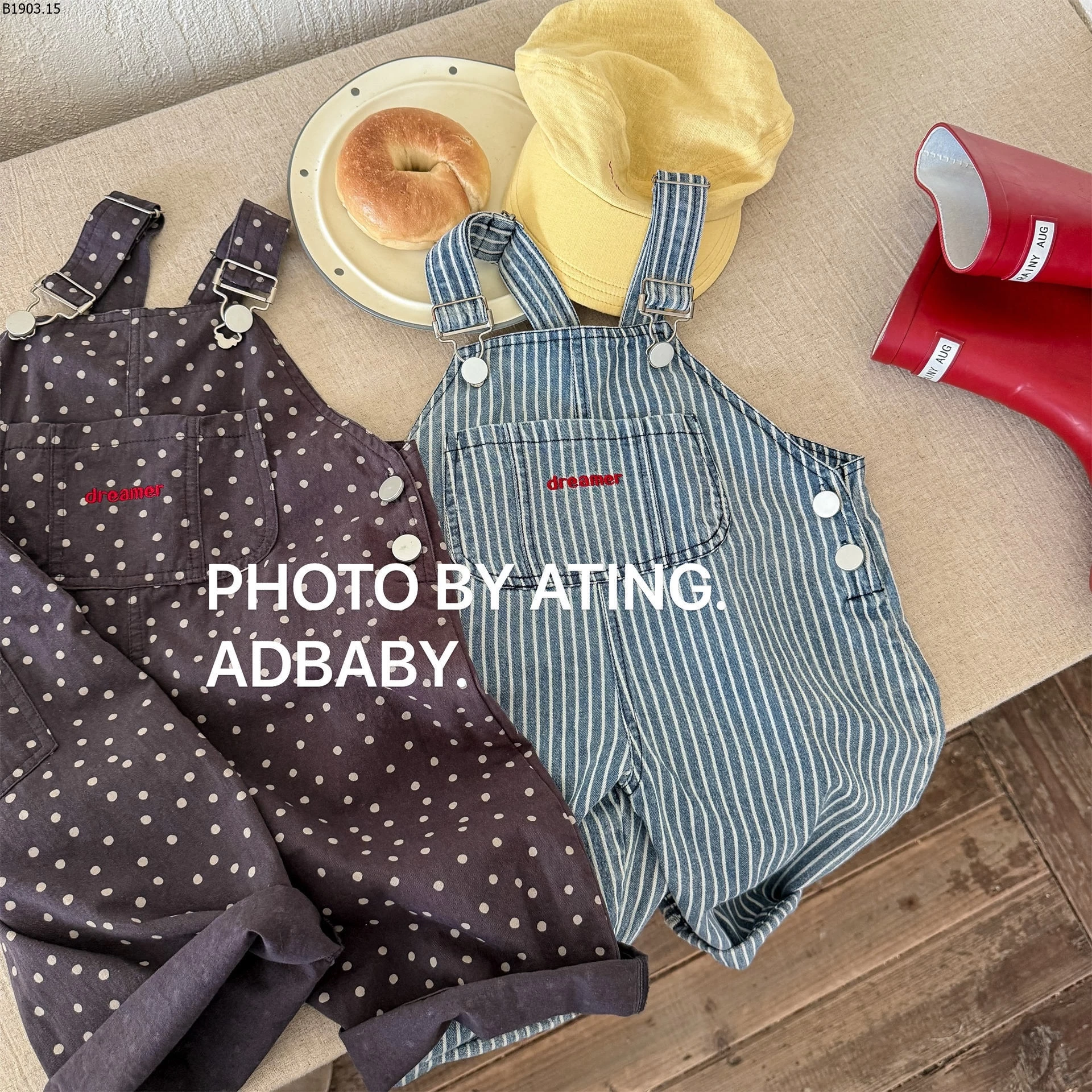 QUẦN YẾM KẺ SỌC VÀ CHẤM BI CHO BÉ giá sỉ 265k