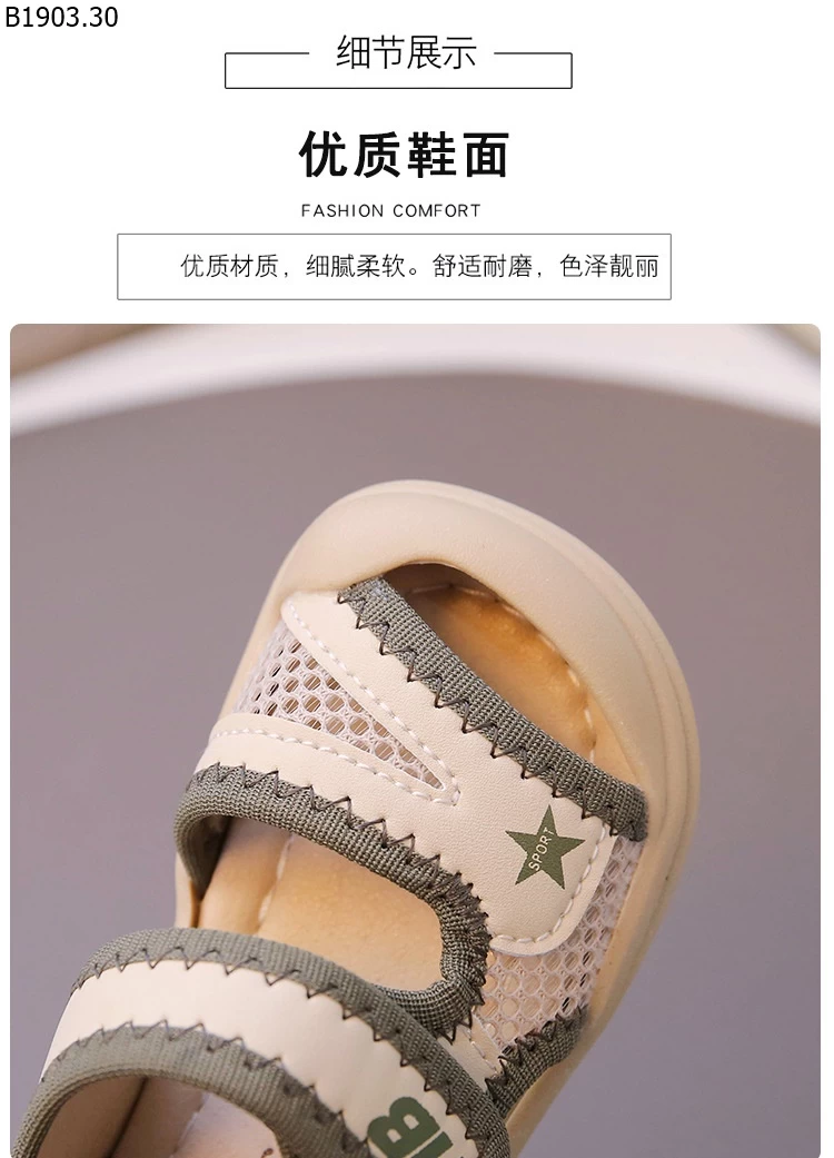DÉP SANDAL BẢO VỆ MŨI CHÂN CHO BÉ giá sỉ 110k