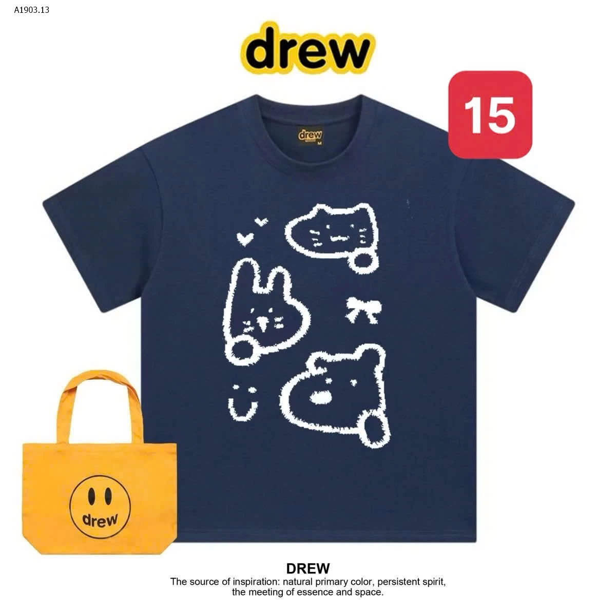 ÁO PHÔNG NAM NỮ D.R.E.W - sỉ 99k