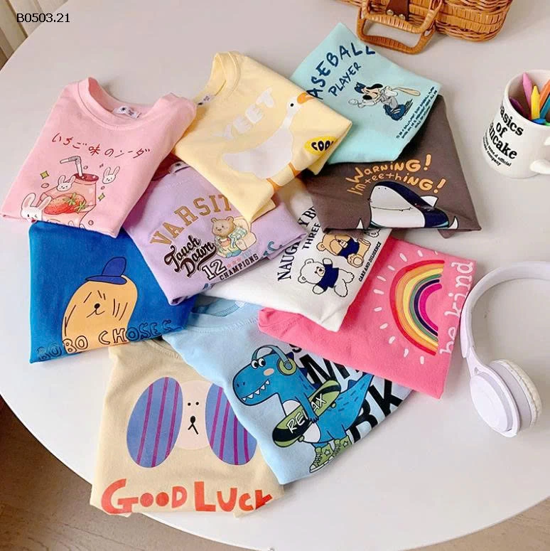 Bst ÁO PHÔNG CỘC TAY CHO BÉ -Giá sỉ 75k/1 chiếc bán từ 2 chiếc