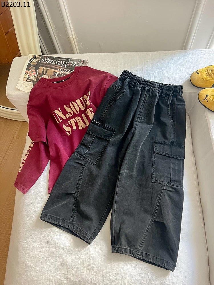 Quần ống rộng cotton sợi carbon phối họa tiết Elmo Baby gia si sz 90-150--- G.i.á 227k sz 160--- G.i.á 249k sz 170--- G.i.á 270k