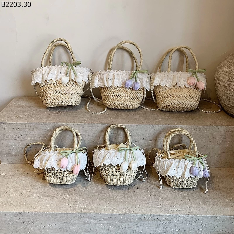 GIỎ CÓI QUAI HOA sỉ 139k