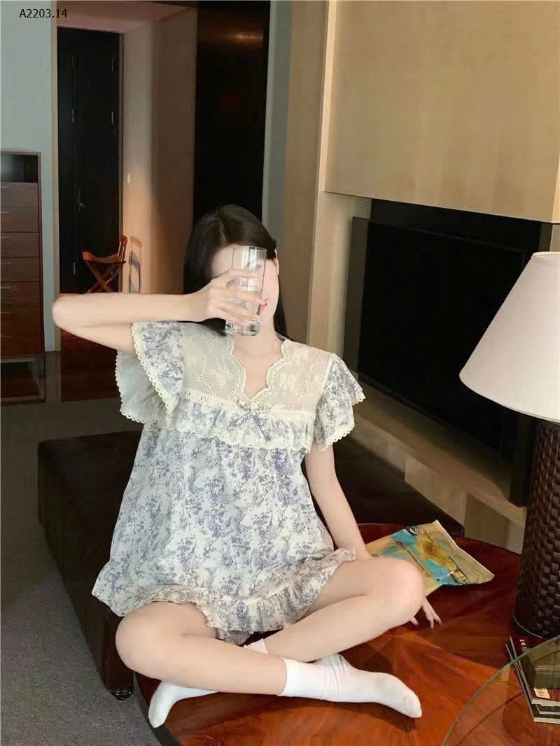 BỘ TIỂU THƯ PHỐI REN MẶC NHÀ - sỉ 155k