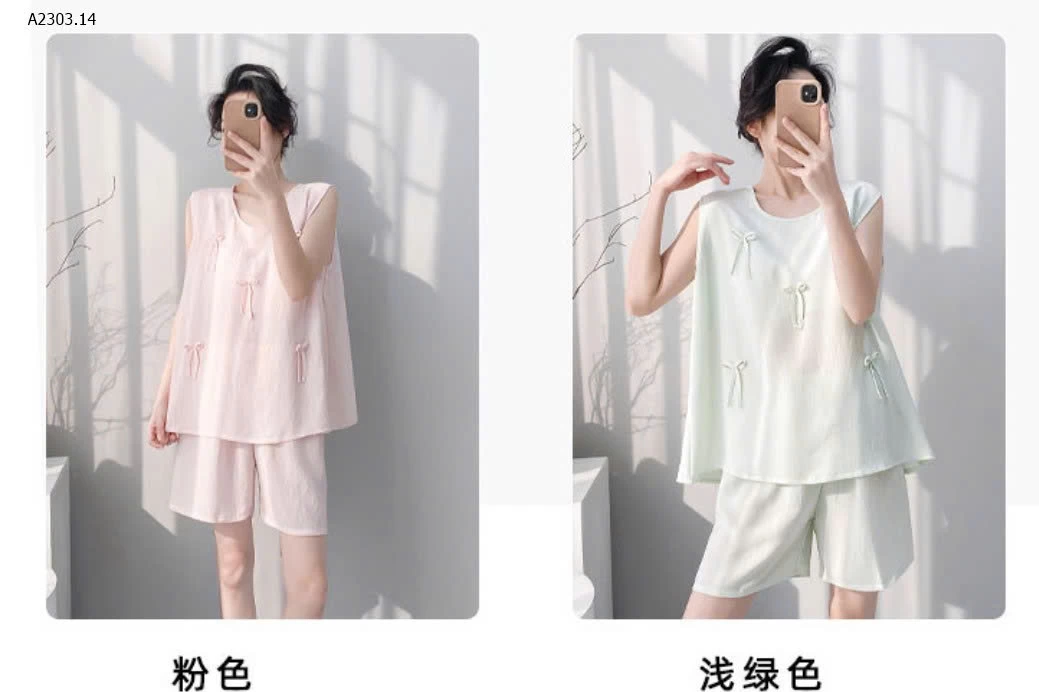 BỘ MẶC NHÀ NƠ XINH NHẸ NHÀNG - sỉ 179k