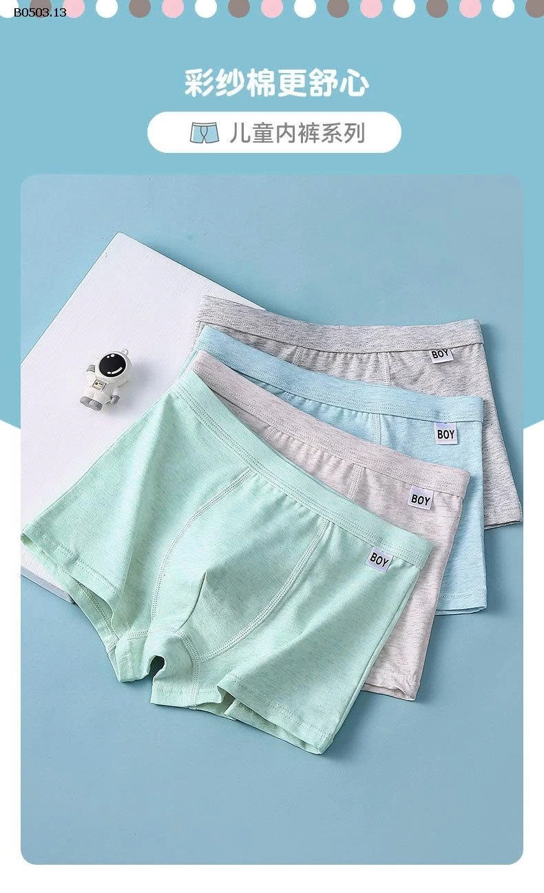 SET 4 QUẦN CHIP BÉ TRAI BIGSZ-Giá sỉ 130k