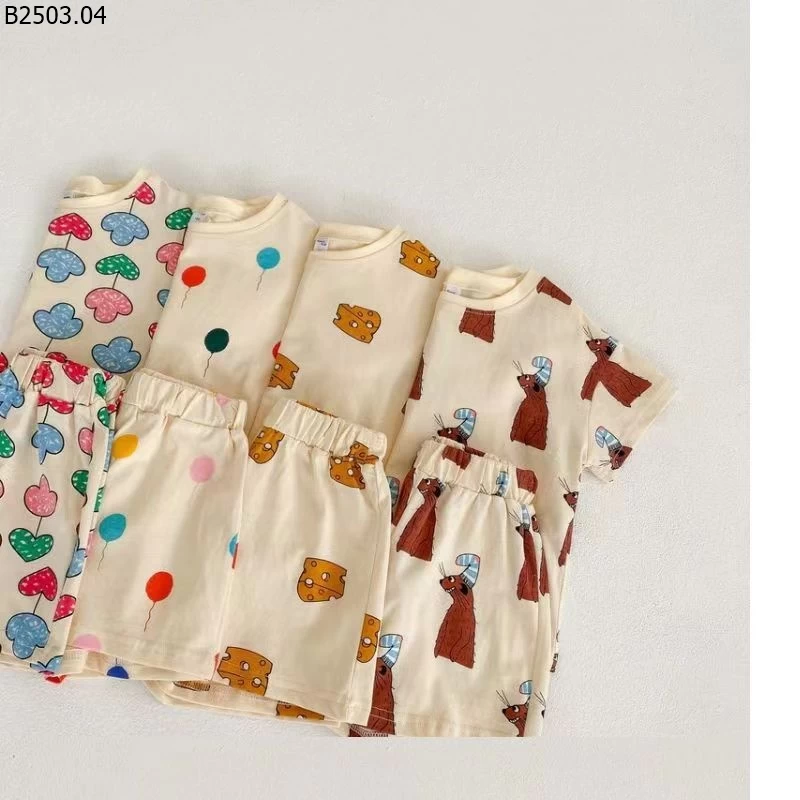 BỘ SHORT CHO BÉ sỉ 84k