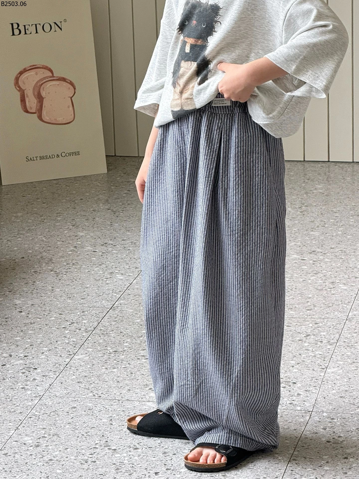 QUẦN SUÔNG KẺ CHO BÉ TRAI sỉ sz 90-140: 175k sz 150-160: 185k