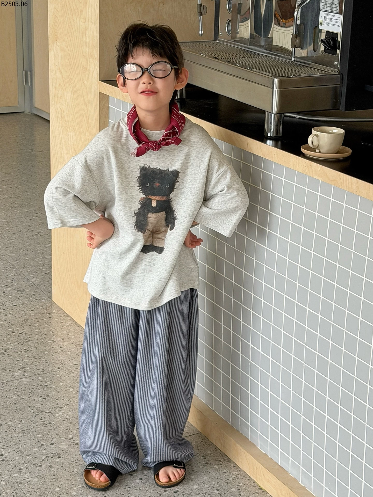 QUẦN SUÔNG KẺ CHO BÉ TRAI sỉ sz 90-140: 175k sz 150-160: 185k