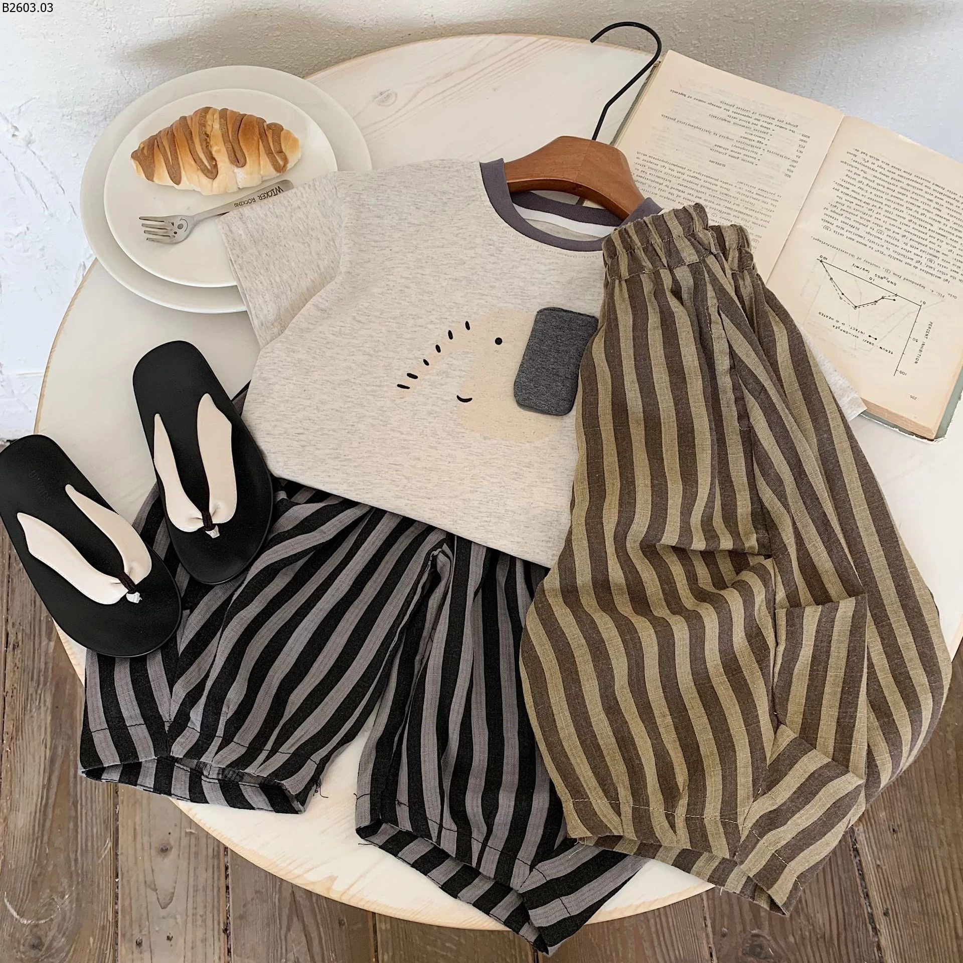 QUẦN KẺ CHỐNG MUỖI CHO BÉ sỉ 159k