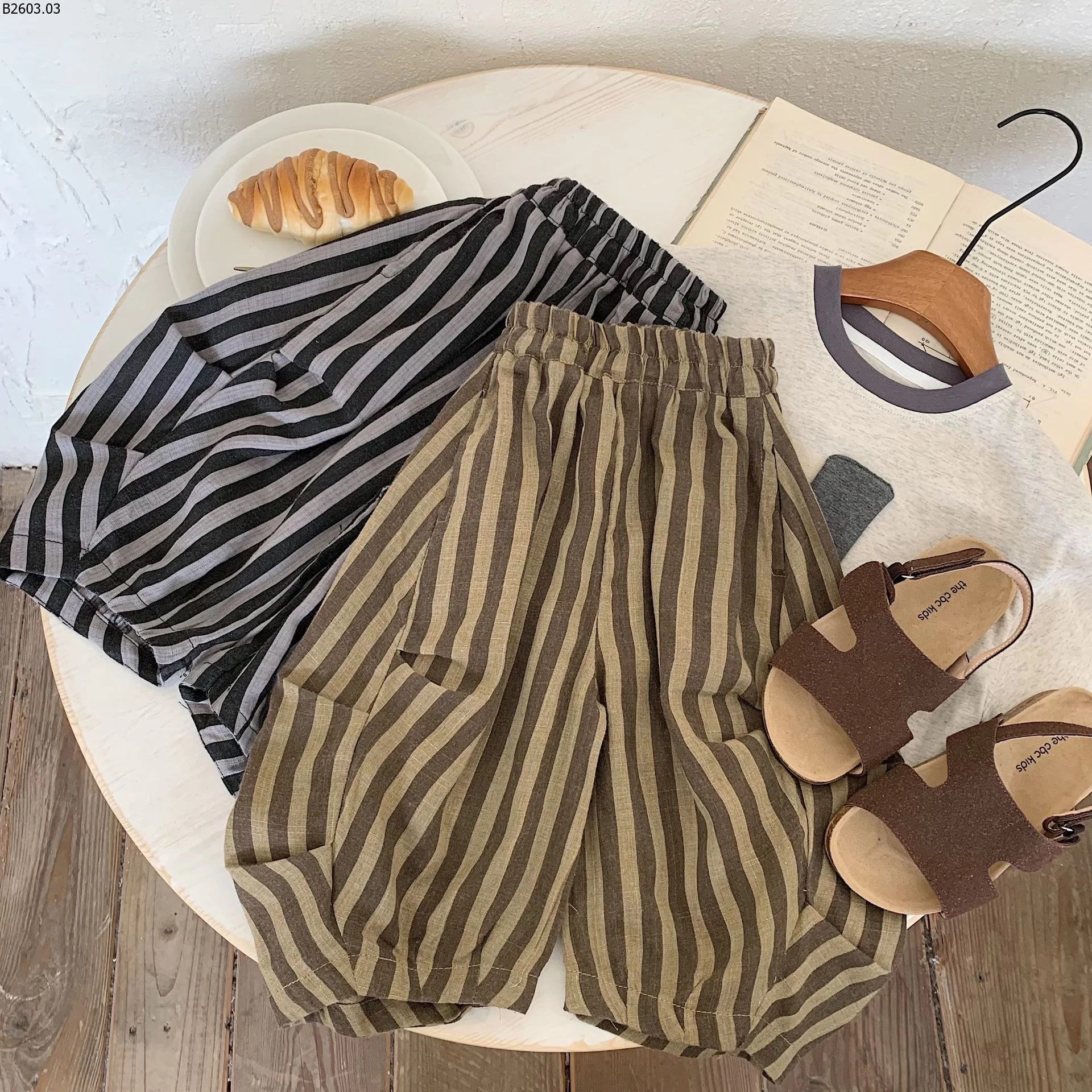 QUẦN KẺ CHỐNG MUỖI CHO BÉ sỉ 159k