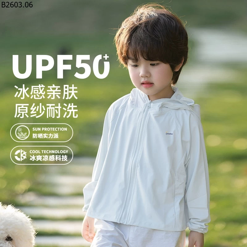 ÁO CHỐNG NẮNG KID UF50+ NEW 2026 sỉ 110k