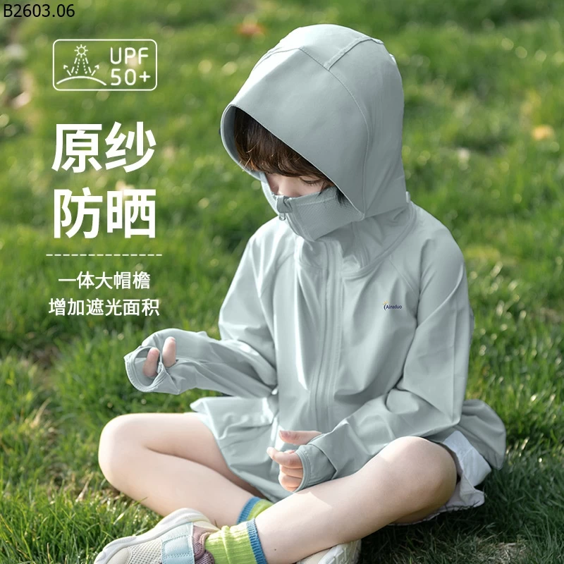 ÁO CHỐNG NẮNG KID UF50+ NEW 2026 sỉ 110k