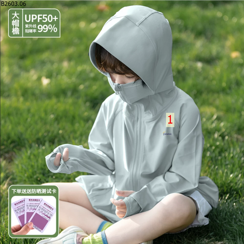 ÁO CHỐNG NẮNG KID UF50+ NEW 2026 sỉ 110k