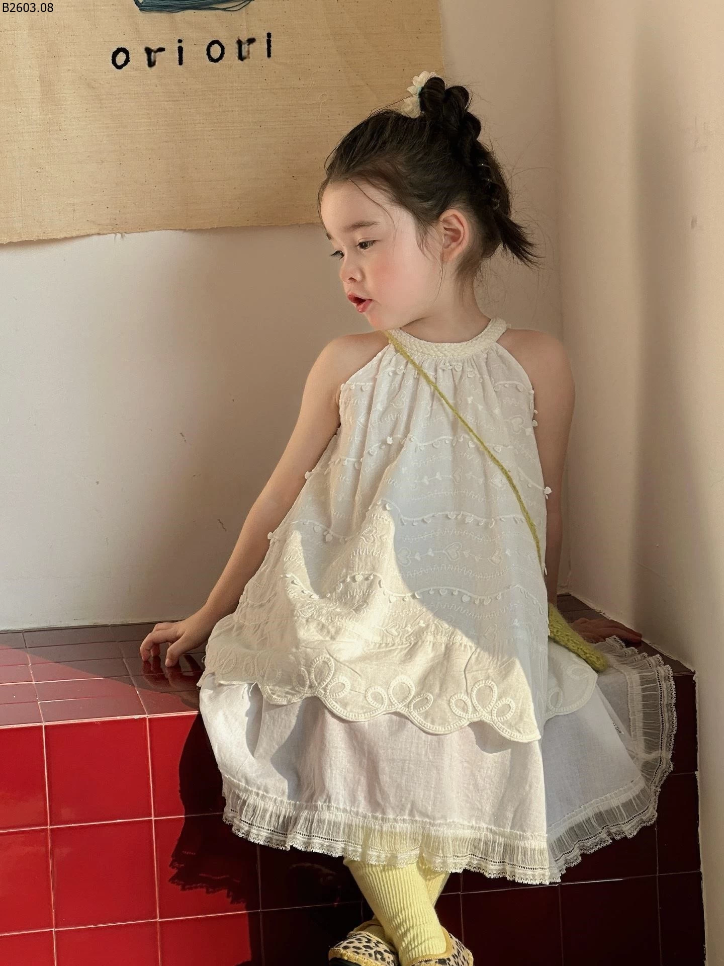 VÁY CỔ YẾM GIẢ 2 TẦNG sỉ 227k