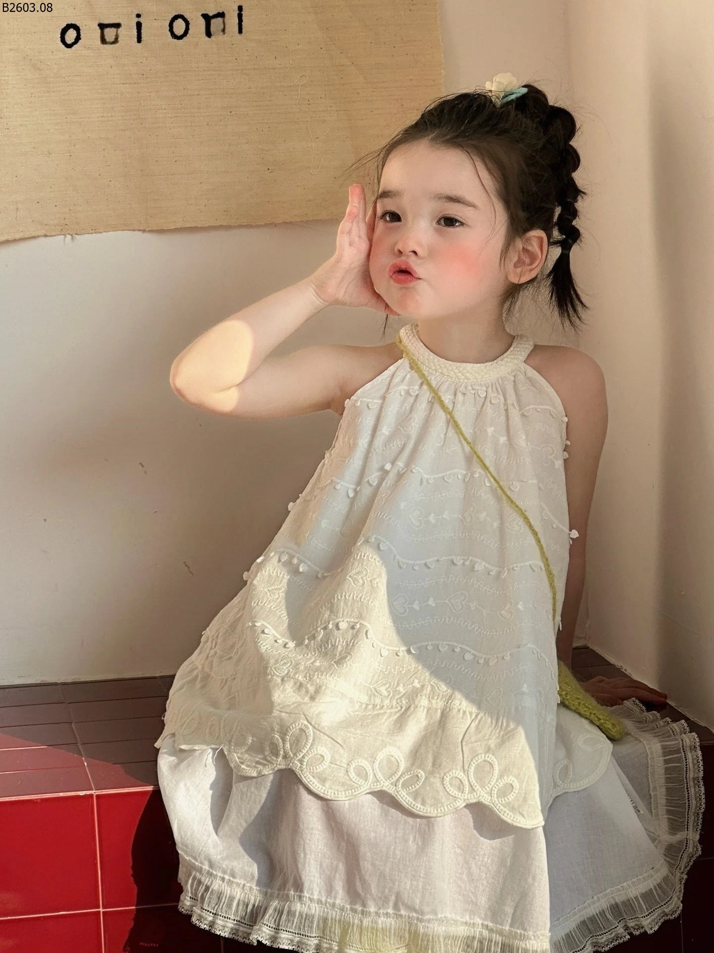 VÁY CỔ YẾM GIẢ 2 TẦNG sỉ 227k