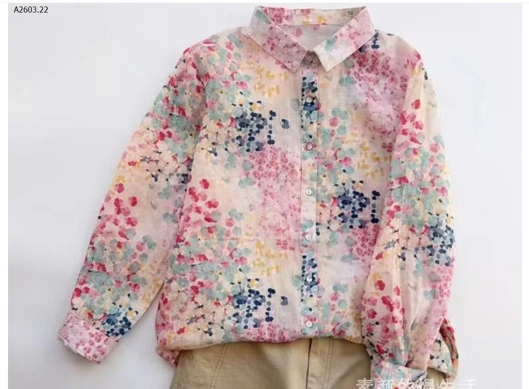 ÁO SƠ MI LOANG HOA- sỉ 224k