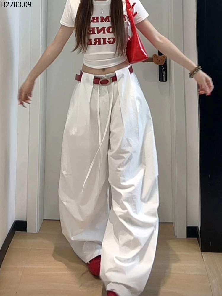 Quần ống rộng dáng suông thời thượng dành cho nữ si 182k