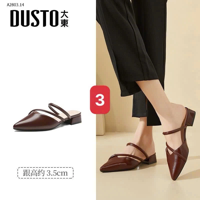 GIÀY MULES DUSTO CAO CẤP - sỉ 319k