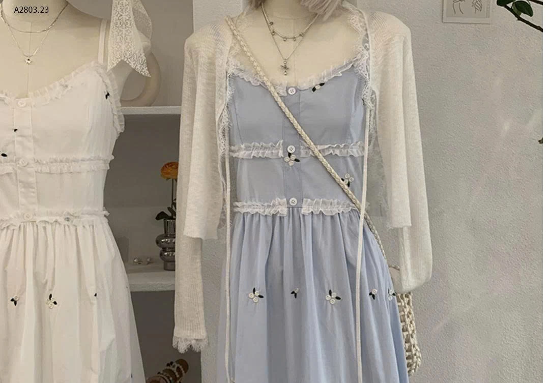 VÁY HOA 2 DÂY ĐI BIỂN - sỉ 330k