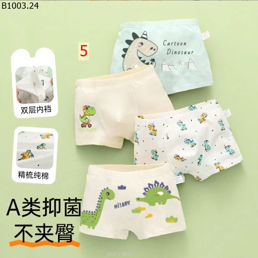 SET 4 quần chip bé trai - Giá sỉ 95k/set