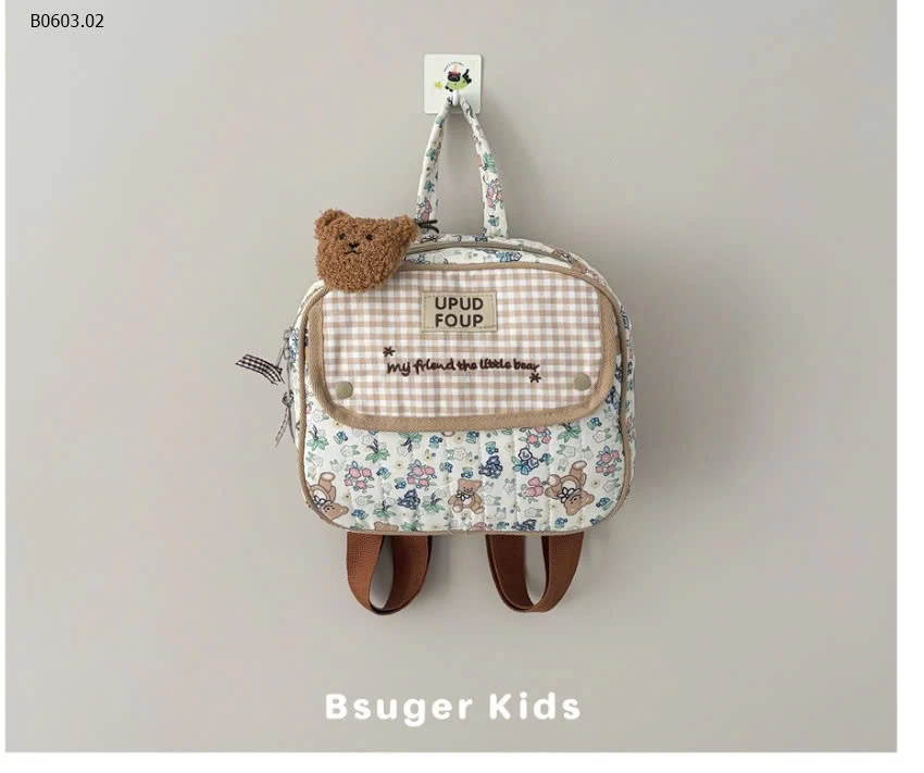 Balo mẫu giáo hoa nhí cho bé-Giá sỉ sz nhỏ : 153k sz to : 185k