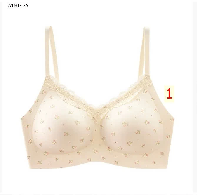 ÁO BRA NÂNG NGỰC KHÔNG ĐƯỜNG MAY HOA NHÍ - sỉ 64k