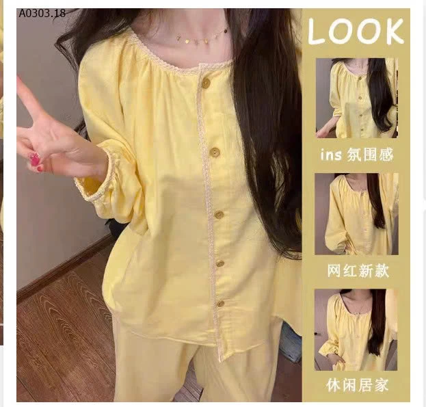 BỘ NGỦ MẶC NHÀ CHO NỮ - sỉ 129k