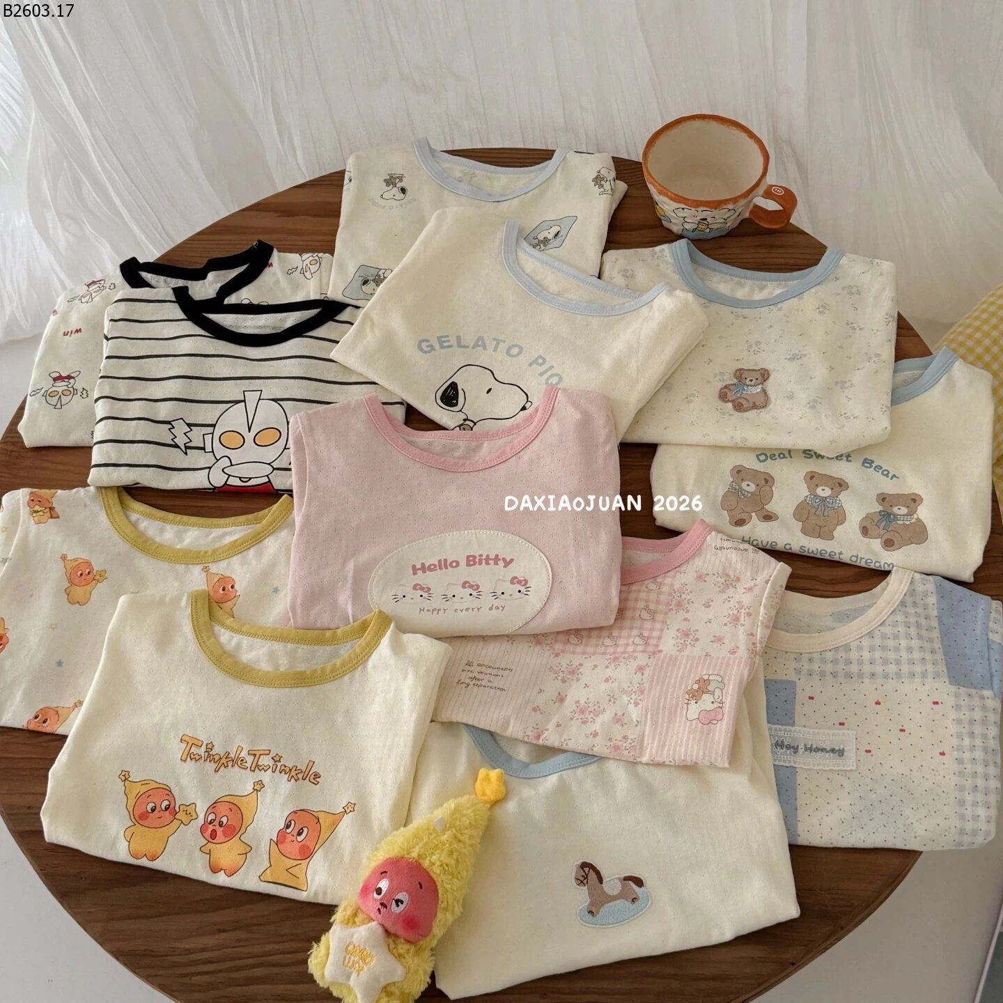 SET 2 ÁO HEY HONEY sỉ sz 90-130: 144k sz 140-150: 169k